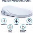 thumbnail image 5 of JEP101V Dual Nozzle Manual Bidet Toilet Seat for Round Toilets with Soft Close Seat and Cover | Bidet Seat for Rear & Feminine Cleaning, Easy to Install, Convenient, and Power Free, 5 of 6