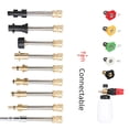 thumbnail image 2 of High-Pressure Washer Extension Wand with Quick Connect - Copper Construction for Extended Reach, Compatible with BLSCH, Bosch, Kawasaki & More - Easy Installation for Efficient Car Washing and, 2 of 5