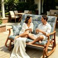 thumbnail image 6 of Outdoor Loveseat Cushions, Fade-Resistant Patio Bench Cushion with Backrest, Lounge Seat back Pads 48*42*3.5in, 6 of 6
