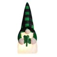 thumbnail image 1 of Patricks Day LED Lighted Gnomes Plush Dolls Cartoon Swedish Tomtes Figure Ornament for Irish Holiday Tabletop Decoration, 1 of 4