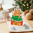 thumbnail image 3 of Feltree 2026 Christmas Mini Desk Calendar with Cute Cartoons - Perfect Holiday Gift and Desktop Decoration for Students and Office, 3 of 7