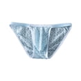 thumbnail image 5 of KHONTS Thongs for Men Underwear Lace Thongs Mesh Breathable Briefs Blue L, 5 of 6