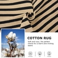 thumbnail image 5 of iOhouze Outdoor Rugs Brown and Black Striped Porch Rug 2.3 x3.6 ft Outdoor Doormats Front Door Rug for Front Door Kitchen Hallway Bedroom Laundry Room, 5 of 7