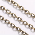 thumbnail image 2 of 10m Oval Iron Chains Cable Chians Chains for Jewelry Making and Decoration 3x2mm for diy, 2 of 2