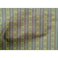 thumbnail image 4 of oneOone Cotton Cambric Fabric Stripe & Swirl Ikat Decor Fabric Printed BTY 56 Inch Wide, 4 of 4