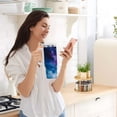 thumbnail image 5 of Yayeee 30oz Stainless Steel Tumbler with Straw and Handle Double-Wall Insulated Travel Water Bottle, Galaxy Pattern, 5 of 8