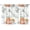 Golden Autum, variant on Thanksgiving Theme Kitchen Curtains 2 Pack - Autumn Decor with Turkey Design & Fall Leaves, Rustic Farmhouse Tier Curtains, Semi-Sheer Rod Pocket, 42x63 Inch