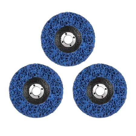 

Paint Stripping Disc Wheel 3 Pcs Rust Stripper Strip Discs for 4 x 5/8 Inch Angle Grinder for Wood Metal Fiberglass