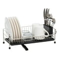 thumbnail image 4 of IRIS 1-tier Slim-sized Disk Rack with Drain Spout, Black, 4 of 10