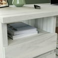 thumbnail image 5 of Office Desk, Desk, White finish, White Work Surface,Engineered Wood Office Workstation, Furniture, Office, Desks & Work Surfaces Desk, White finish, 5 of 11