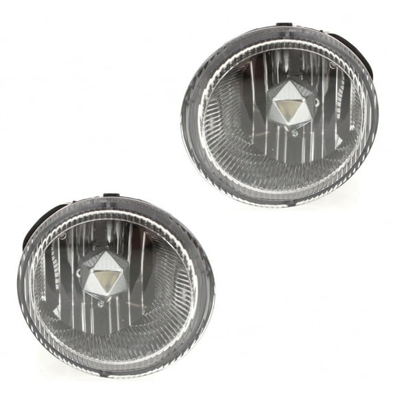 KarParts360 For 2002 Nissan Xterra Fog Light Assembly Pair Driver and Passenger Side w/Bulbs For NI2592103 NI2593103