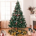 thumbnail image 7 of Yiaed Sunflowers And Bww Print Christmas Tree Skirt , Tree SkirtsTree Mat for Christmas Winter Holiday Indoor Decorations-30", 7 of 7
