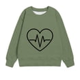 thumbnail image 4 of Edvintorg 1-12 Years Toddler Girl Sweatshirt Fall Winter School Clothes Outfit Cute Pattern Printed Crewneck Long Sleeve Pullover Tops Christmas Gift Kids Clothes Boys Children's Clothing, 4 of 4