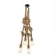 thumbnail image 1 of Vintage Rustic Chandelier 4 Head LED Pendant Lamp Natural Hemp Rope E27 Stand, 1 of 10