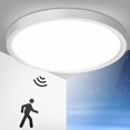 thumbnail image 1 of Ineasicer LED Ceiling Light with Motion Sensor Indoor, 30cm, 24W, 2400 LM, Motion Sensor, 6000K, Motion Sensor Hallway Lamp for Porch, Basement, Corridor, Garage, 1 of 4