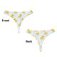 thumbnail image 3 of Balery Yellow Rubber Duck Tangas de Algodón para Mujer con Estampado – Ropa Interior Sexy, Transpirable, G-string-Medium, 3 of 6