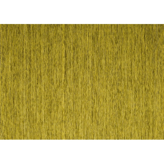 Ahgly Company Indoor Rectangle Abstract Yellow Contemporary Area Rugs, 3' x 5'