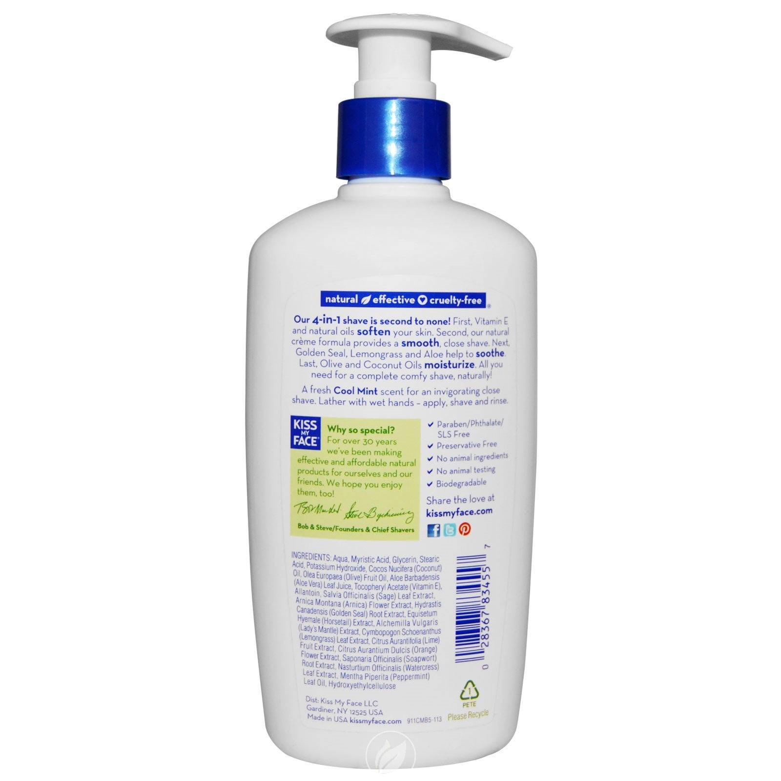 Kiss My Face Moisture Shave Cool Mint