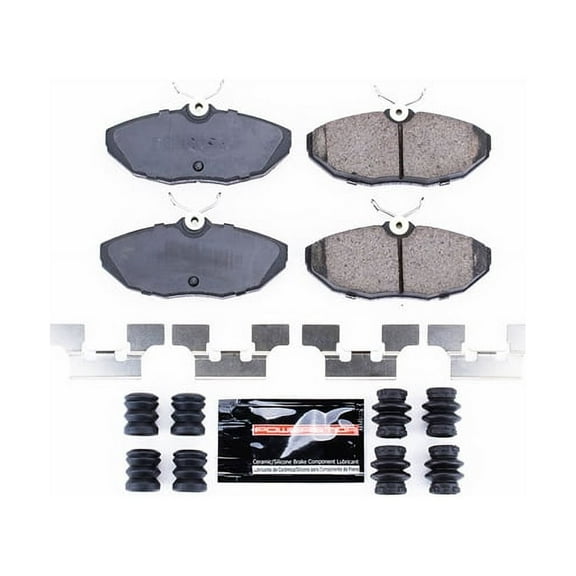 PowerStop Z23-806 Z23 Evolution Sport Carbon Fiber-Ceramic Brake Pads with Hardware Fits select: 2003-2005 FORD THUNDERBIRD, 2000-2006 LINCOLN LS