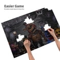 thumbnail image 4 of Lsque Five Nights At Freddy'S Pattern Picture Puzzle,Wooden 1000 Piece Puzzle,Personalized Jigsaw Puzzles,Family Fun Puzzle,Gift Puzzle(Horizontal style), 4 of 8
