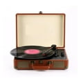 thumbnail image 1 of Vinyl Turntable Record Player LP Disc BT Gramophone Phonograph Monther Days Gift ,Simple Setup, 1 of 5