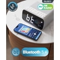thumbnail image 4 of Despertador Majority Darwin Bluetooth con carga inalámbrica, 4 of 7