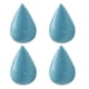 thumbnail image 2 of Yuarrent 4 unids/set ganchos de decoración de pared modernos, resistentes y elegantes, para bolsos, sombreros y ropa, ahorrador de espacio Decoración del hogar azul claro S, 2 of 6