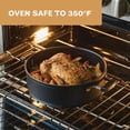 thumbnail image 4 of Farberware TrueCook 8qt Nonstick Family Pan with Lid, Black, 4 of 16
