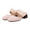 #98 Pink, variant on Floenr Flip Flops for Women,Women's Shoes Pearl Slip-on Sandals Square Mid Heel Round Toe Casual Plaid Slippers