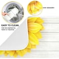 thumbnail image 2 of Sunflower Dish Drying Mat On Wooden Board, 18x24 Inch Yellow Flower Absorbent Reversible Drying Mat Dishes Pad Dish Mats Fast Drying for Kitchen Counter Decor, 2 of 7