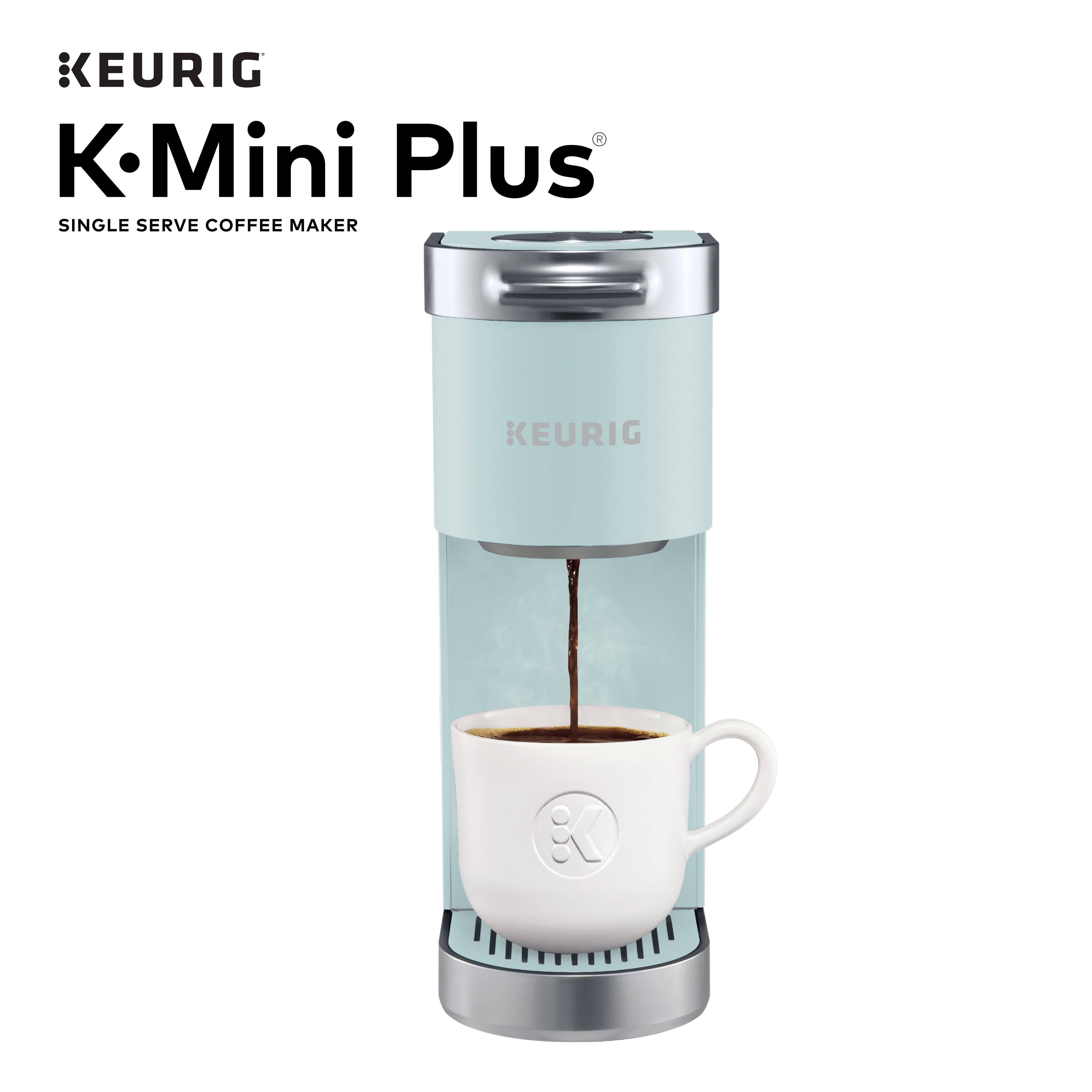 Keurig K-Mini Plus Coffee Maker with Voucher - White