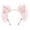 Pink, variant on TOPTIE Wolf Animal Ears Headbands Foxy Ears Fnaf Cosplay Party Accessories Halloween Cat Headband