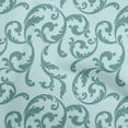 thumbnail image 1 of oneOone Cotton Poplin Sky Blue Fabric Asian Baroque Quilting Supplies Print Sewing Fabric By The Yard 42 Inch Wide, 1 of 4