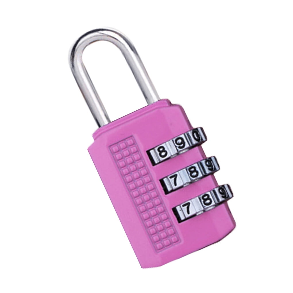 VONKY 3 Digit Combination Password Lock Zinc Alloy Security