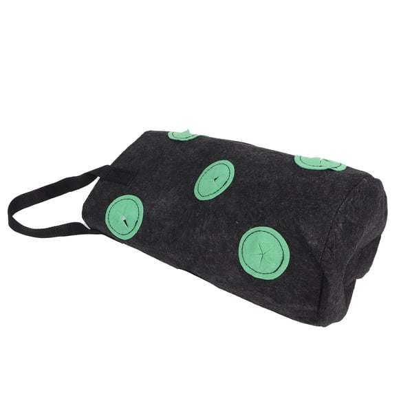 Strawberry Planting Bag, Portable Felt Planter with Handles, Easy to Fold and Store, Sturdy and Reusable, 12 Holes, 3 Gallons, Grow Strawberries, Flowers,