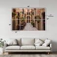 thumbnail image 2 of 8 Pack Art Acoustic Panels Sound Absorbing Cafe tables chairs outside old cozy street Positano town Italy Decorative Soundproof Wall Panels Self Adhesive for Nursery Game Room Bedroom 48"x32", 2 of 7