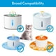 thumbnail image 3 of Filtrar Irfora 6 uds filtro de fuente de agua para gato filtro de resina de carbón activo repuesto redondo dispensador de agua para mascotas Irfora Filtrar, 3 of 7