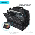 thumbnail image 3 of Arctic Zone Dual Compartment Dome Lunch Box with Food Container & Ice Pack, Black Checkerboard, 3 of 11