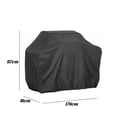 thumbnail image 4 of Lona para Barbacoa, Funda para Barbacoa, Kit de Funda para Barbacoa, Funda Impermeable para Barbacoa, Funda Pesada para Parrilla de Gas, 170 x 61 x 117 cm, 4 of 6