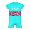 thumbnail image 6 of Ben Azelart Stay Wild Ben Azelart Stay Wild Baby Boy Girl Short Sleeve Rompers Bodysuit One Piece Jumpsuit Summer Outfit, 6 of 8