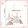 thumbnail image 2 of Boho Nursery Crib Mobile with Gentle Music and Rotating Hanging Toys for Soothing and Visual Stimulation, 2 of 7