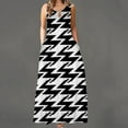 thumbnail image 4 of Birdeem Robe d'Été Sans Manches à Col Rond avec Poche pour Femmes, 4 of 5