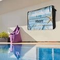 thumbnail image 6 of Outdoor TV Cover 70 to 75 Inches, Starfish Shell The Beach Is My Happy Place Wood Grain Waterproof and Weatherproof TV Cover with Remote Control Pocket, Flat Screen TV Cover Protector for Outside TV, 6 of 6