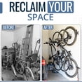 thumbnail image 4 of StoreYourBoard Swivel Bike Rack Garage, 2 Pack Wall Mount, Bike Storage Hooks, Space Saving Hangers, 4 of 4