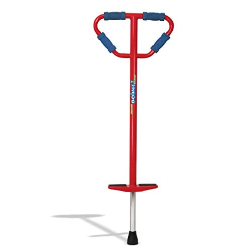 Geospace Large Juparoo Boing! Pogo Stick by Air Kicks, pour Cavaliers 90-160 Lbs, Rouge