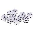 thumbnail image 1 of Juego de Dados D6 de 10 Piezas Sunnimix para juegos de Rol de mazmorras y Dragones 16 Mm blanco, 1 of 7