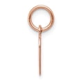 thumbnail image 2 of 14k Rose Gold Plain .013 Gauge Engraveable Heart Disc Charm Pendant, 2 of 4