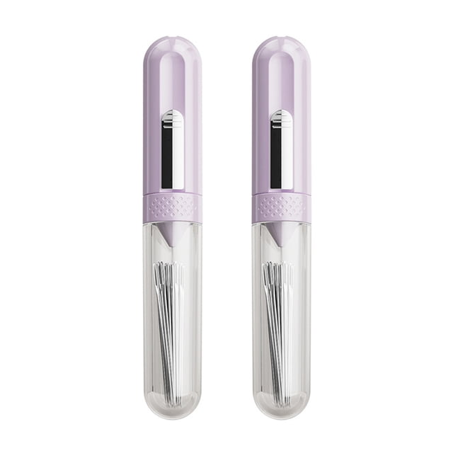 Hioecau 5 in 1 Needle Threader Seam Remover Needle Threading Tool Seam Opener with Needle Holder for Sewing Enthusiasts