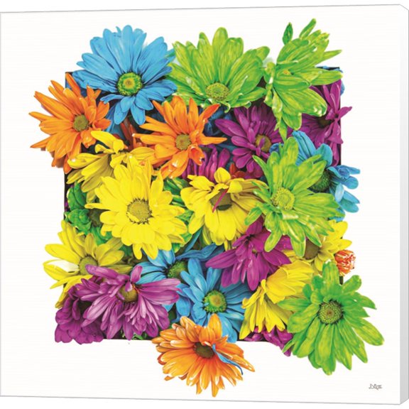 Great Art Now Floral Pop I by Donnie Quillen, Canvas Wall Art, 12W x 12H