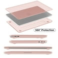 thumbnail image 5 of IBENZER 2024 2023 MacBook Pro 13 Inch Case 2022-2016 M2/M1 A2338 A2289 A2251 A2159 A1989 A1706 A1708, Hard Shell Case with Keyboard Cover for Apple Mac Pro 13 Touch Bar, Sakura Pink, T13SKPK+1, 5 of 6
